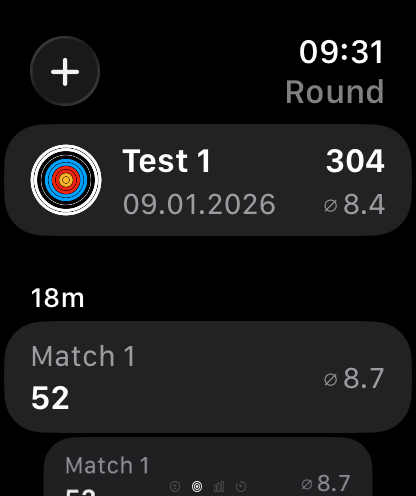 Dernière séance sur Apple Watch